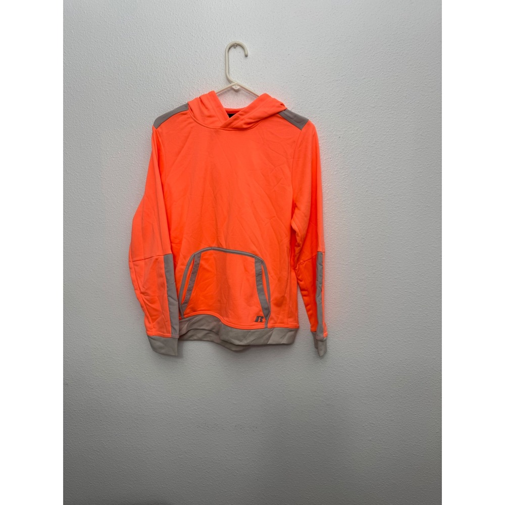 Russell Athletic Boys Dri-Power 360 Neon Orange Performance Hoodie XXL 18
